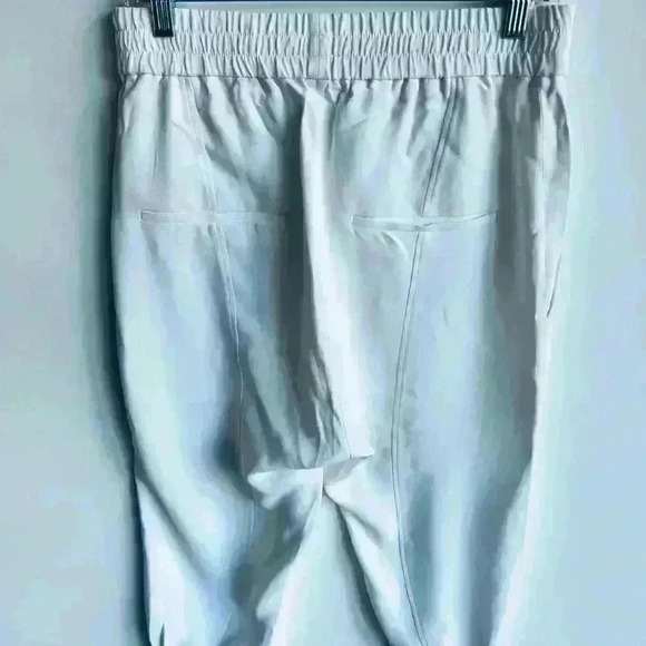 Helmut Lang White Crop Jogger Pants - Picture 2 of 7
